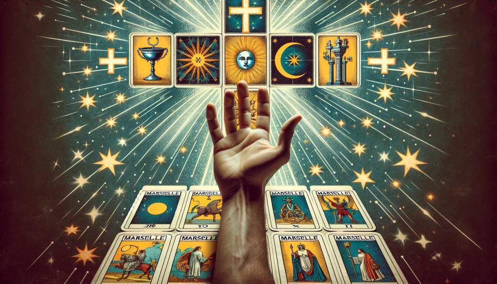 Les dimensions de votre vie à travers le tirage tarot de marseille en croix