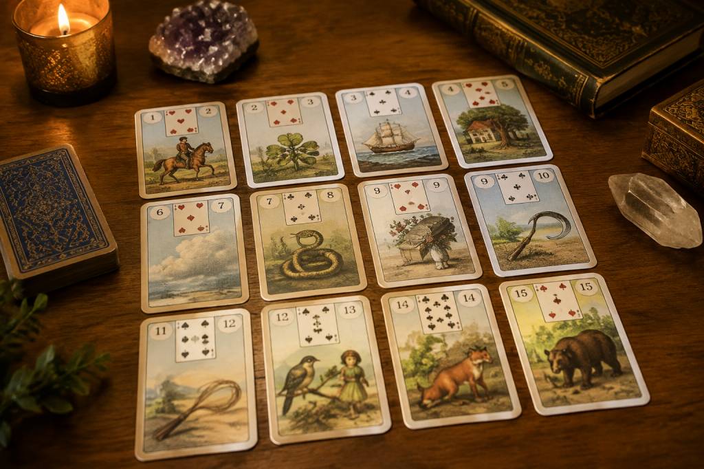 Grand lenormand : signification des cartes du jeu divinatoire