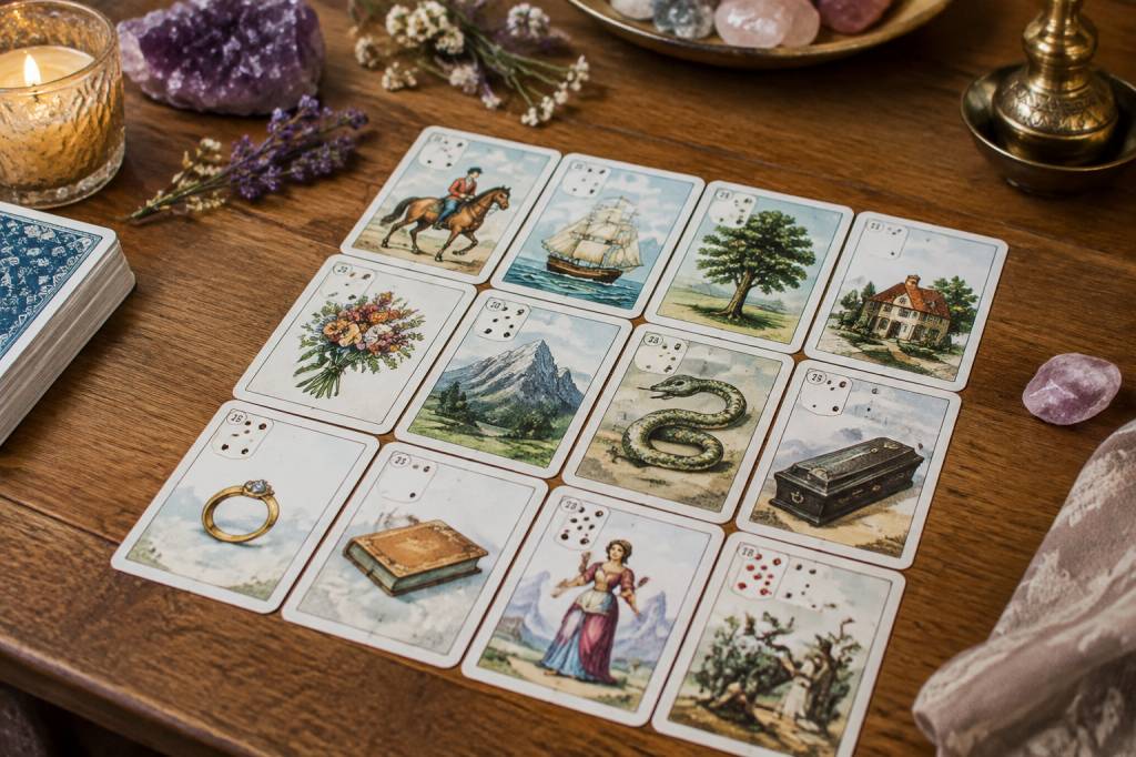 Mademoiselle Lenormand : signification des cartes du Petit Lenormand