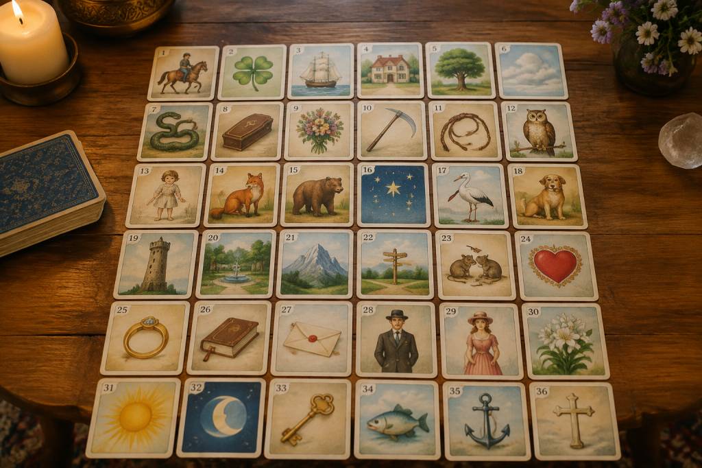 Les 36 cartes de Lenormand : signification des cartes