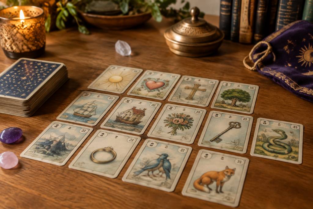Petit Lenormand : signification des cartes et guide complet pour les interpréter